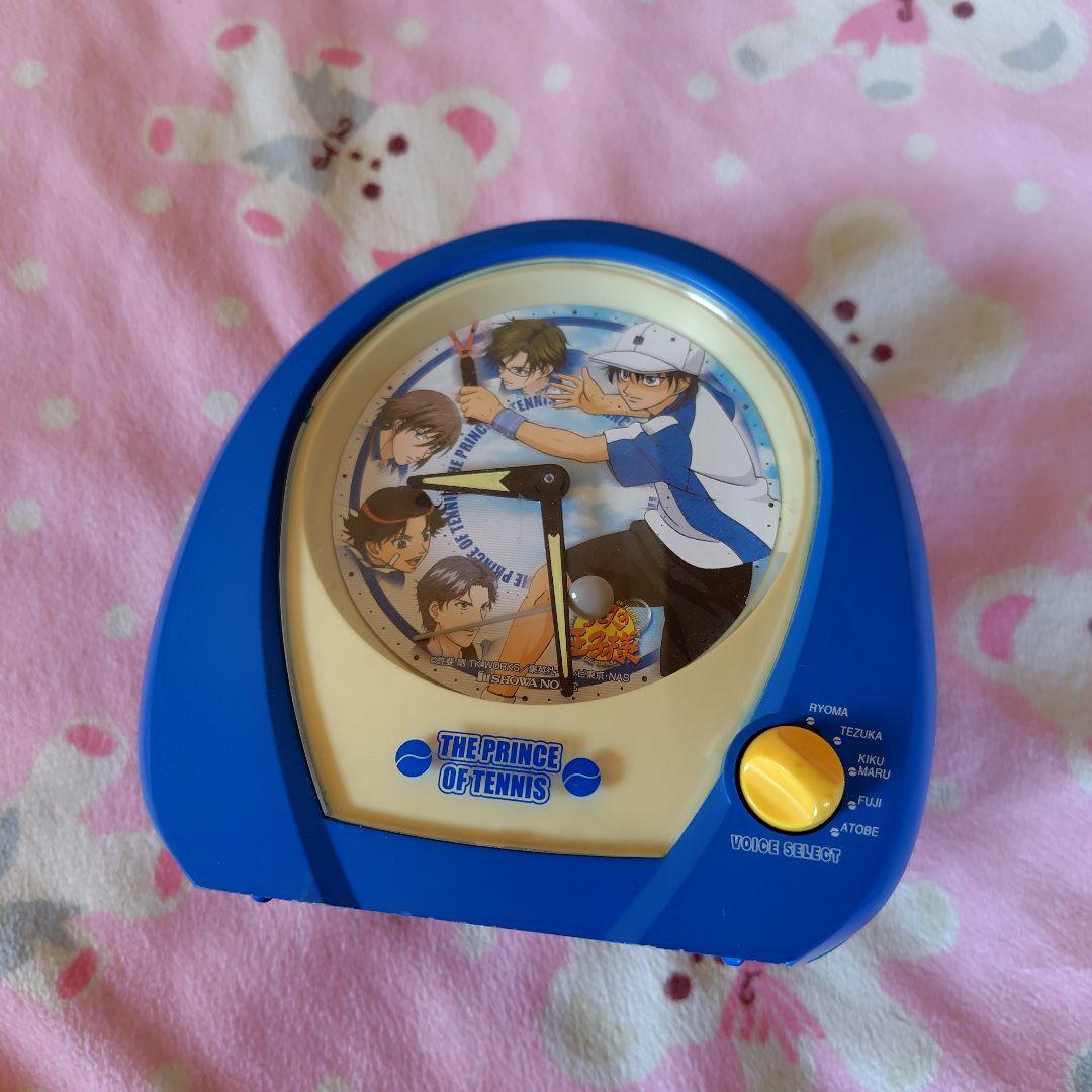 ジャンク品テニスの王子様リアルボイスクロック目覚まし時計アニメグッズ初期グッズ