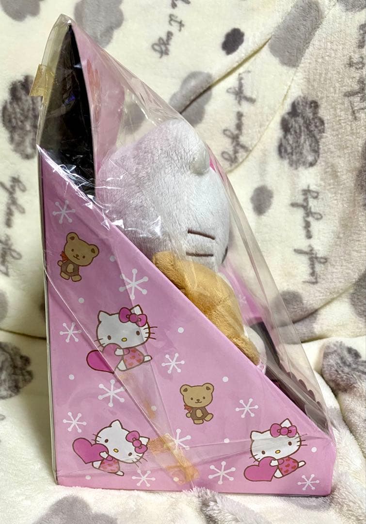 ハローキティ　オルゴール　付き　ぬいぐるみ　当時品