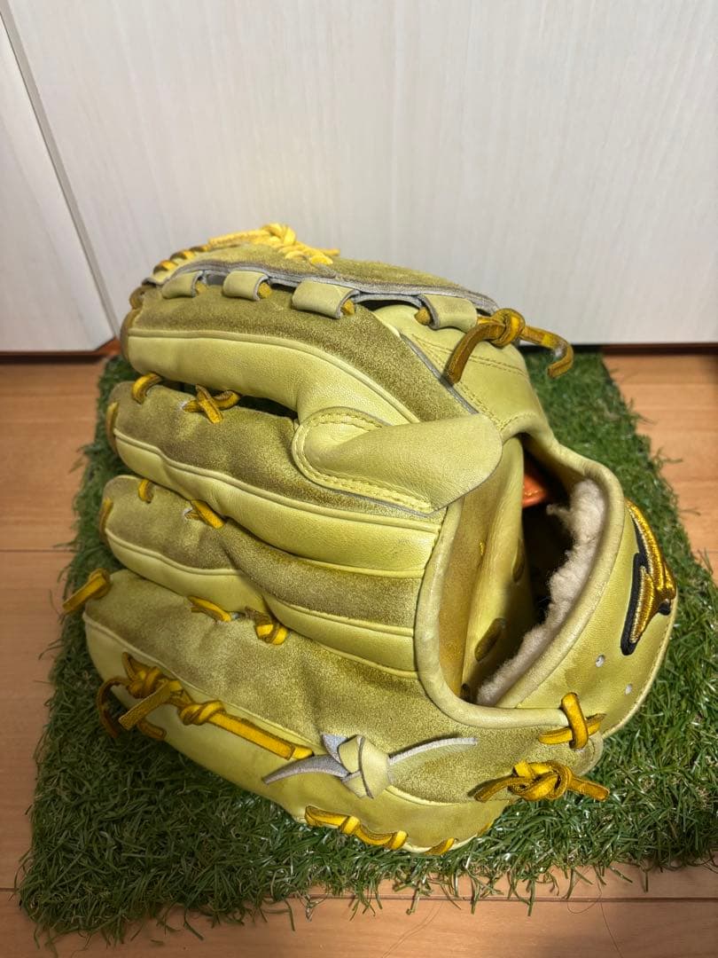 プロ支給品　実使用　岩下大輝　千葉ロッテマリーンズ　ミズノプロ 投手　ヌバック