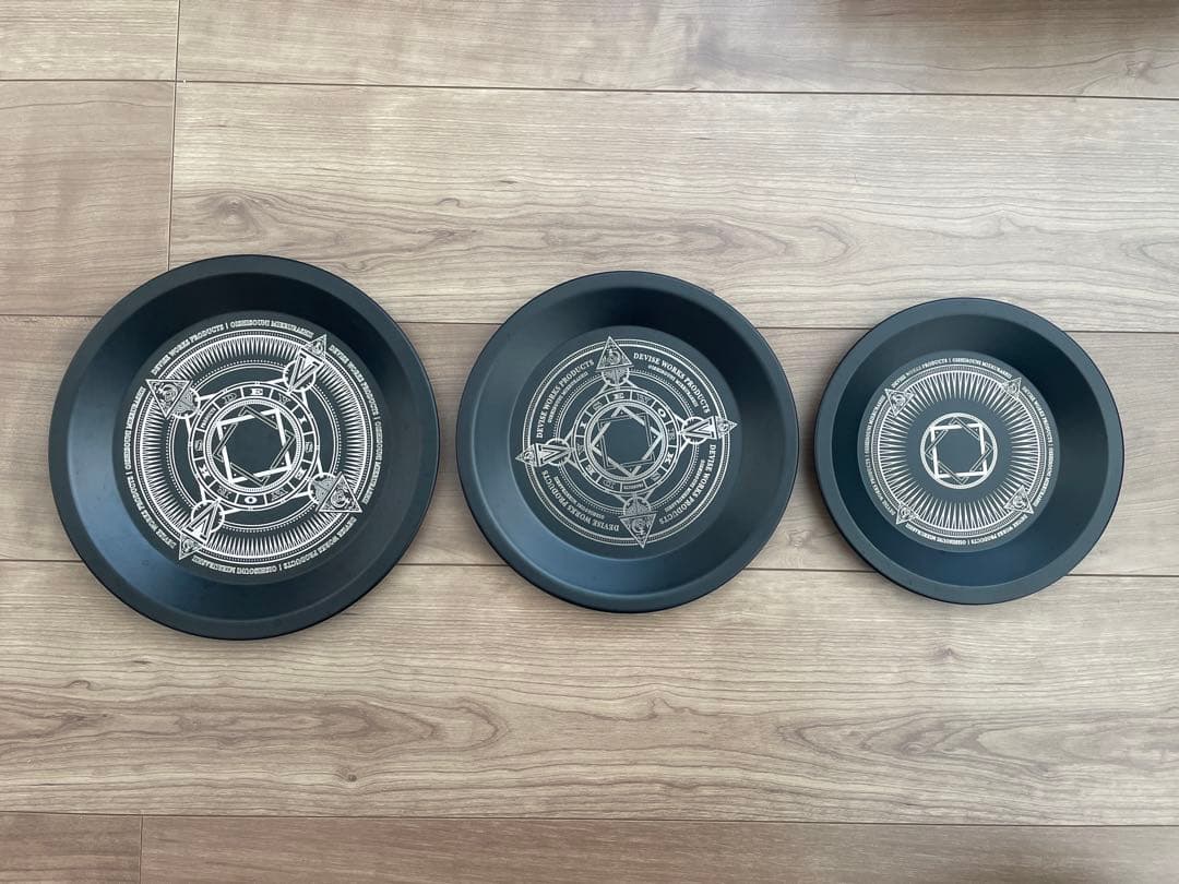 DEVISE WORKS KUROSARA セット　デバイスワークス　皿