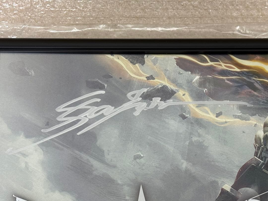 めるかりこ メタファー:リファンタジオ 直筆サイン入り A2メタルポスター