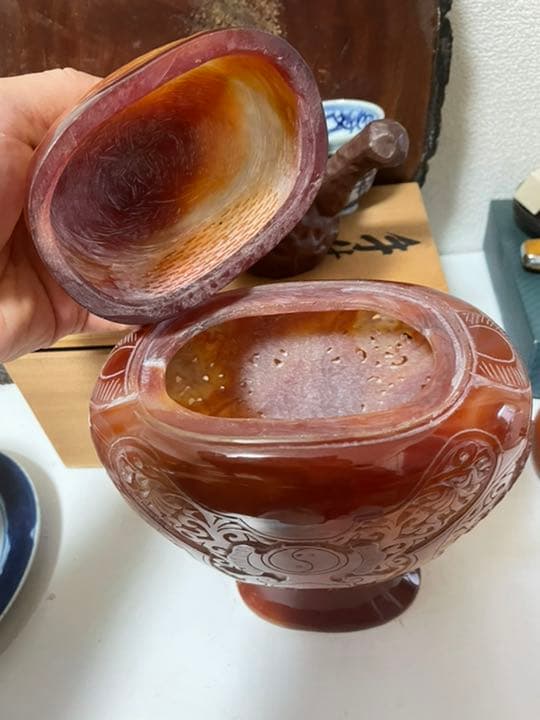 玉石 瑪瑙 玉彫り 置物香炉 香道具 文房具 古美術 中国古玩骨董