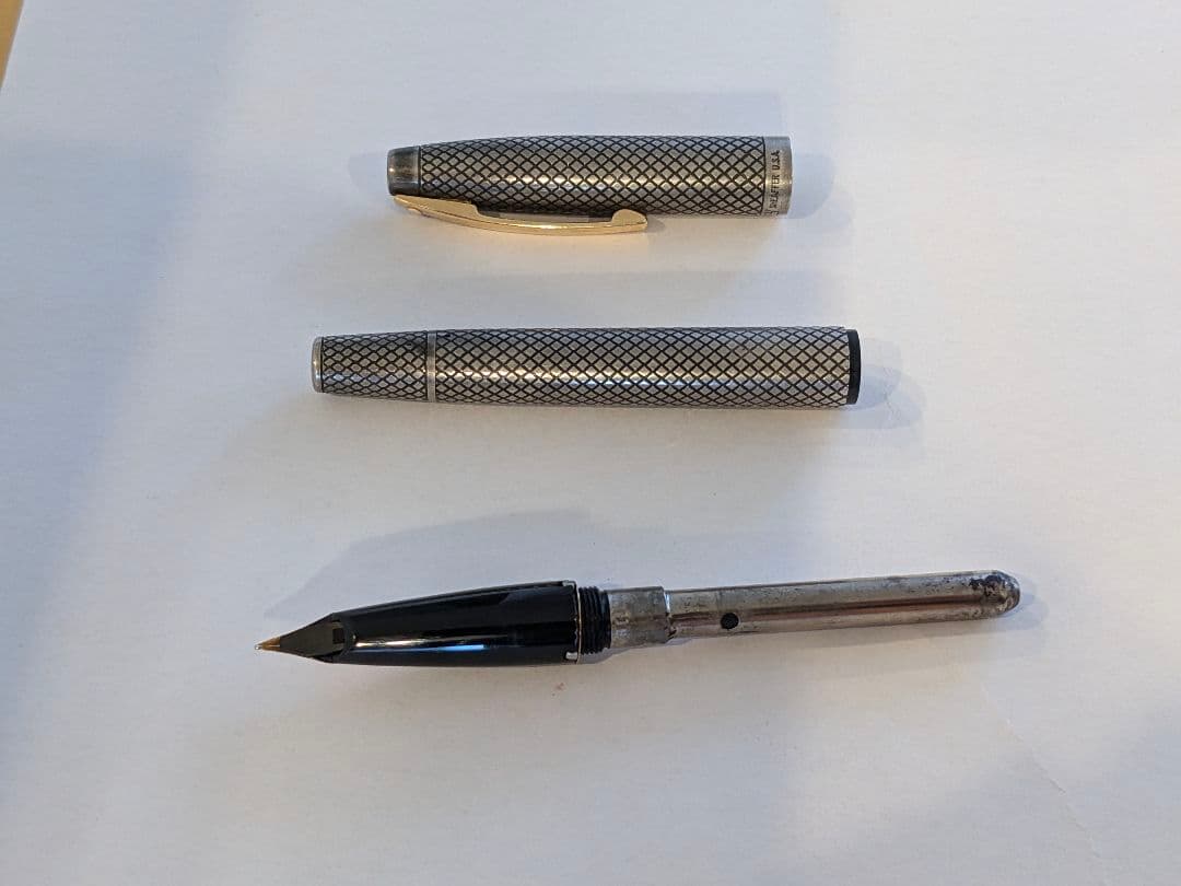 SHEAFFER シェーファー　万年筆　スターリングシルバー ペン先14K