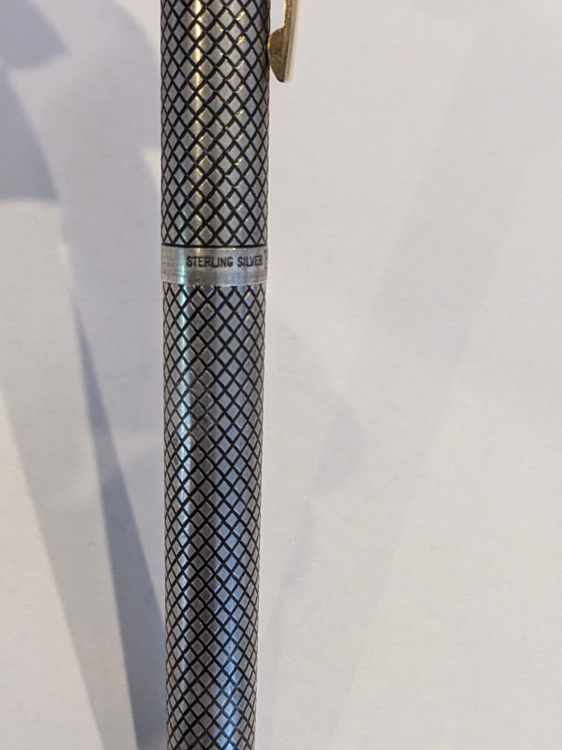 SHEAFFER シェーファー　万年筆　スターリングシルバー ペン先14K