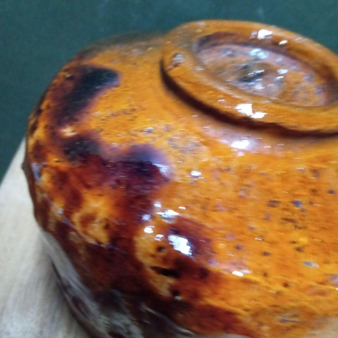 茶碗 大樋九代長左衛門、サイズ高7センチ、口径10せんち、