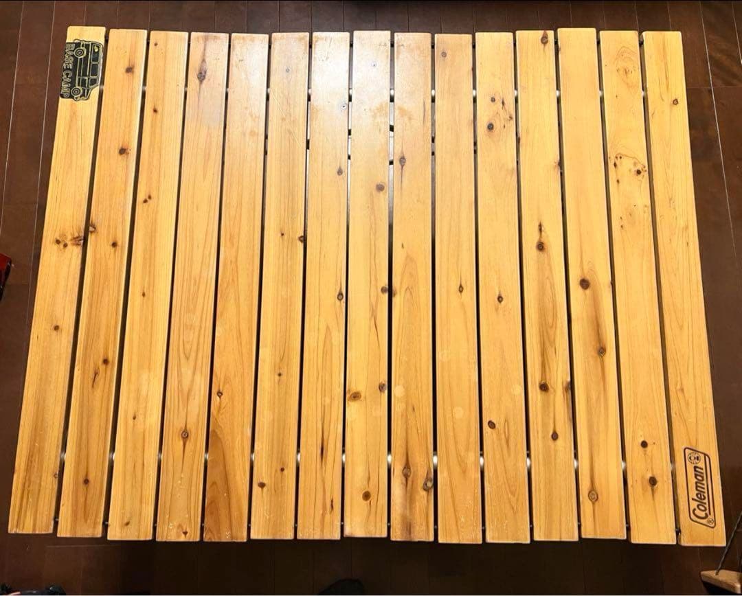 コールマン　ナチュラルウッドロールテーブル　90