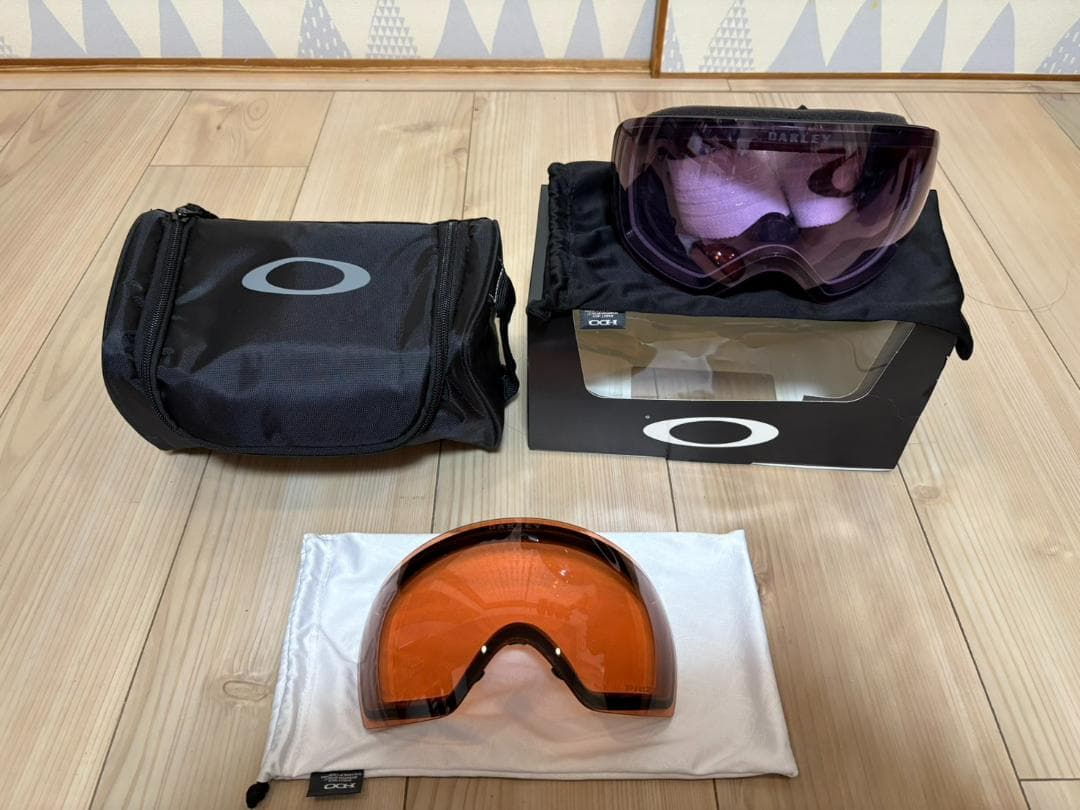 【美品】OAKLEY Flight Deck L PRIZM（スペアレンズ付）