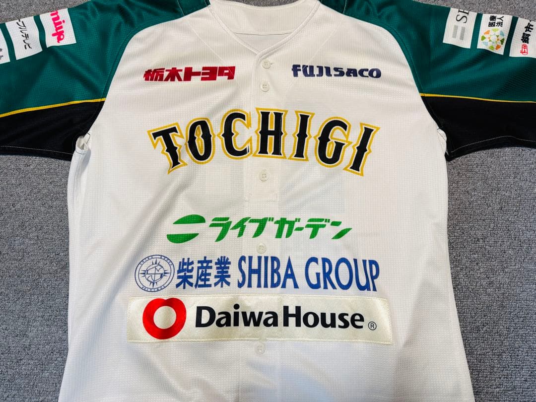 栃木ゴールデンブレーブス　実使用　ユニフォーム　中山貴史 2024