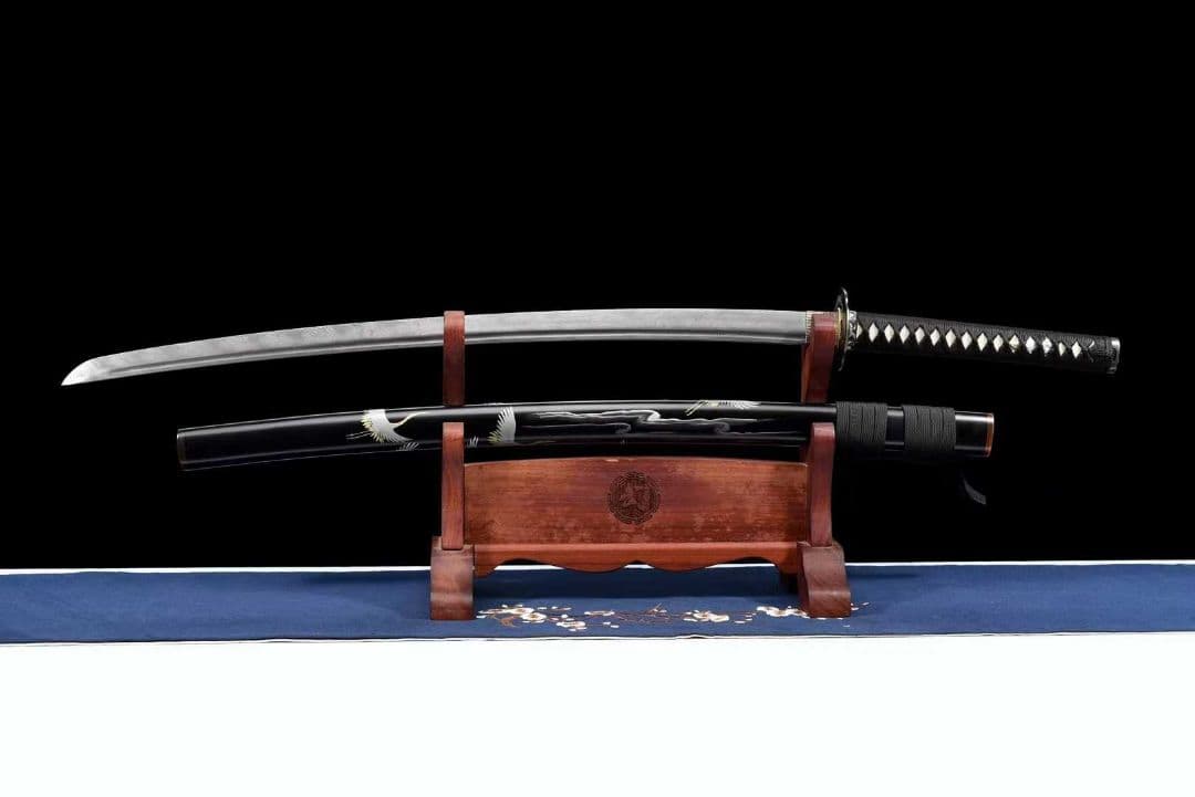 【雲の中の鶴】 古兵器 刀装具 日本刀　模造刀 居合刀 武士道 鑑賞用 美術刀