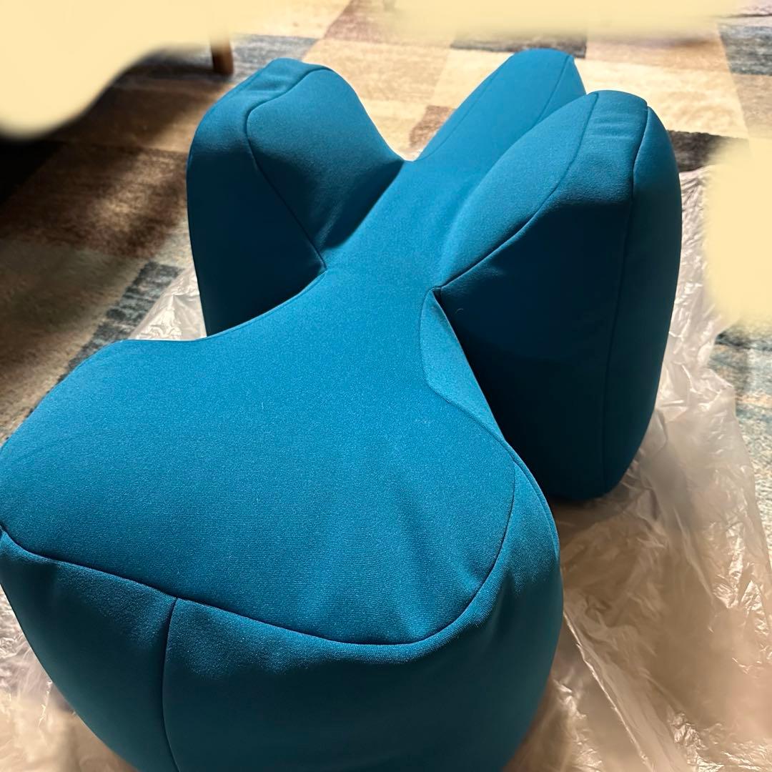 美品★リラクッション Lサイズ ブルー