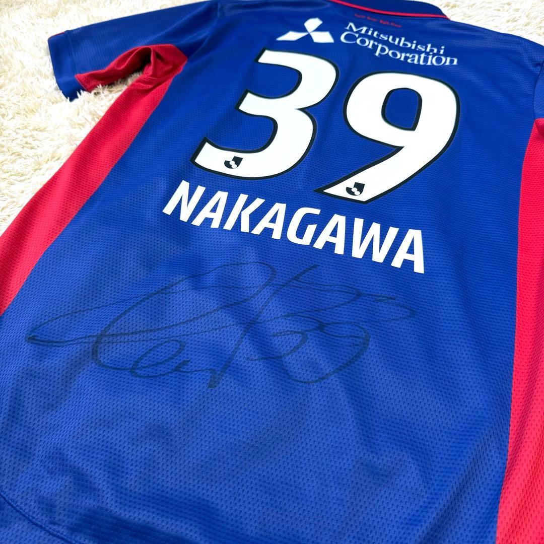 FC東京 仲川輝人 直筆サイン入り オーセンティック ユニフォーム L 2023