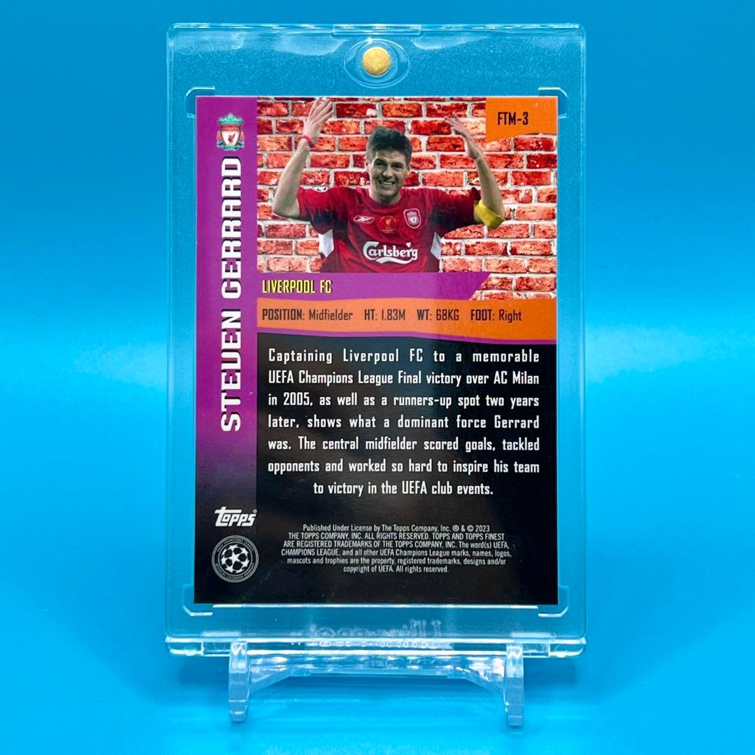 2022-23 Topps Finest ジェラード インサートTHE MAN