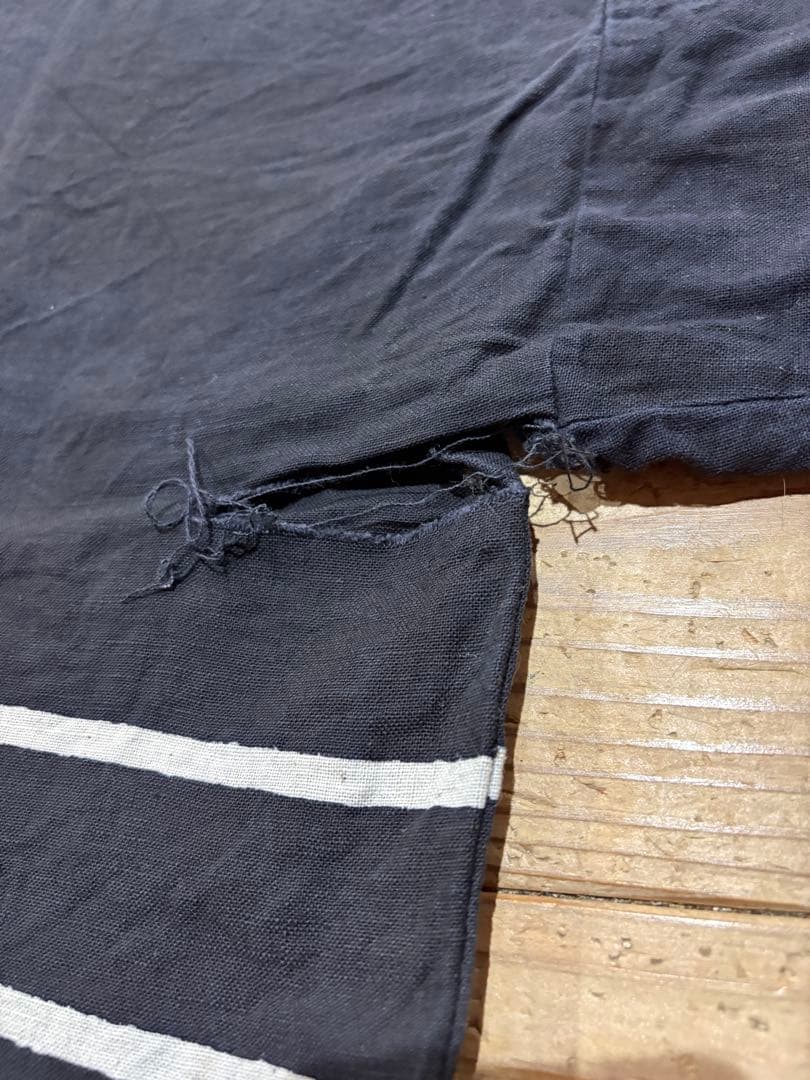 型染め　法被　リメイク　藍染　濃紺　半纏　民藝