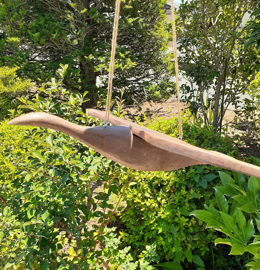 木製　フライングバード　3羽セット