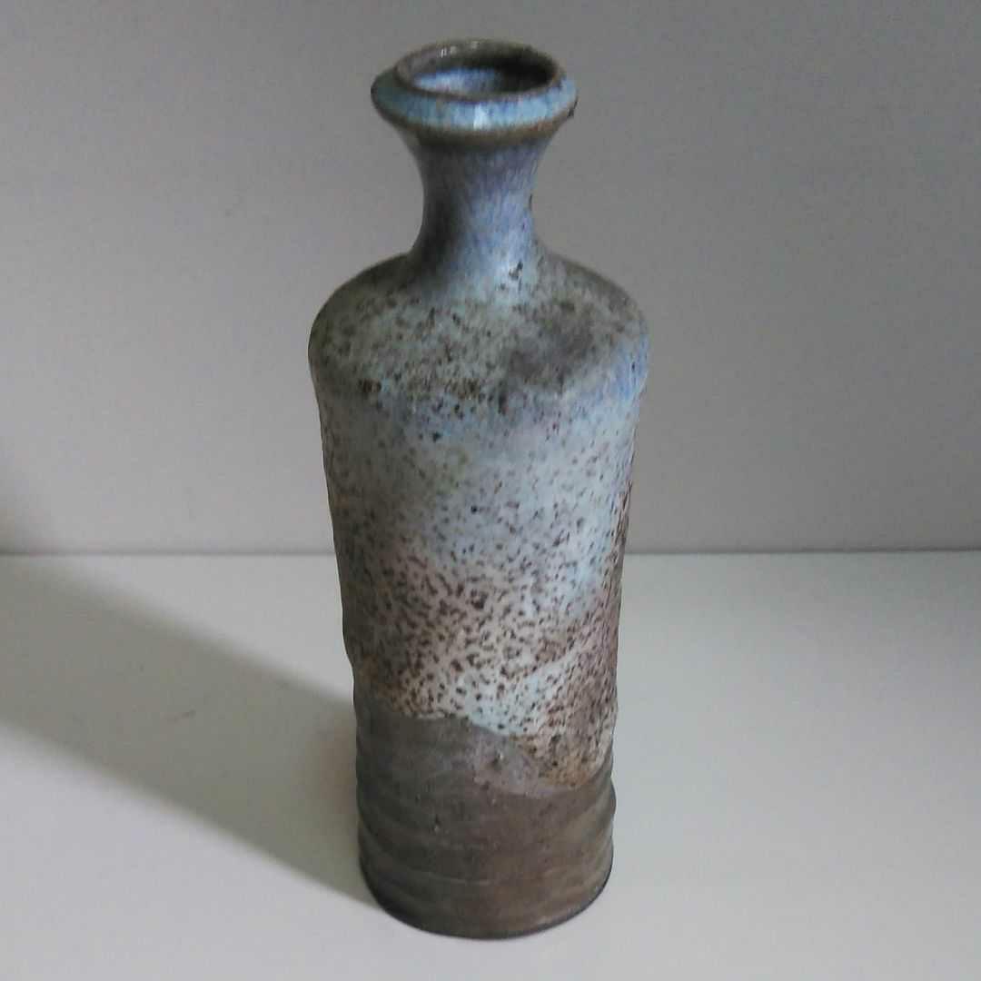 【超美品】35万 平野教道 萩焼 花瓶 共箱付き 価格ご相談