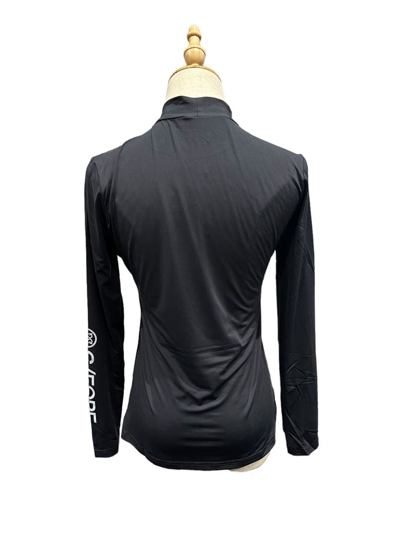 G/FORE韓国ジーフォアレディース夏用アイスシルク生地sizeMブラック