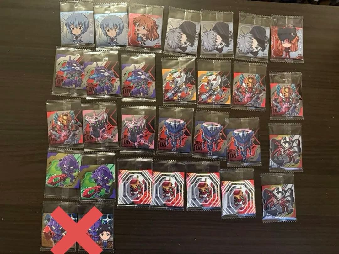 エヴァンゲリオン ウエハースシール 53枚 バラ売り可