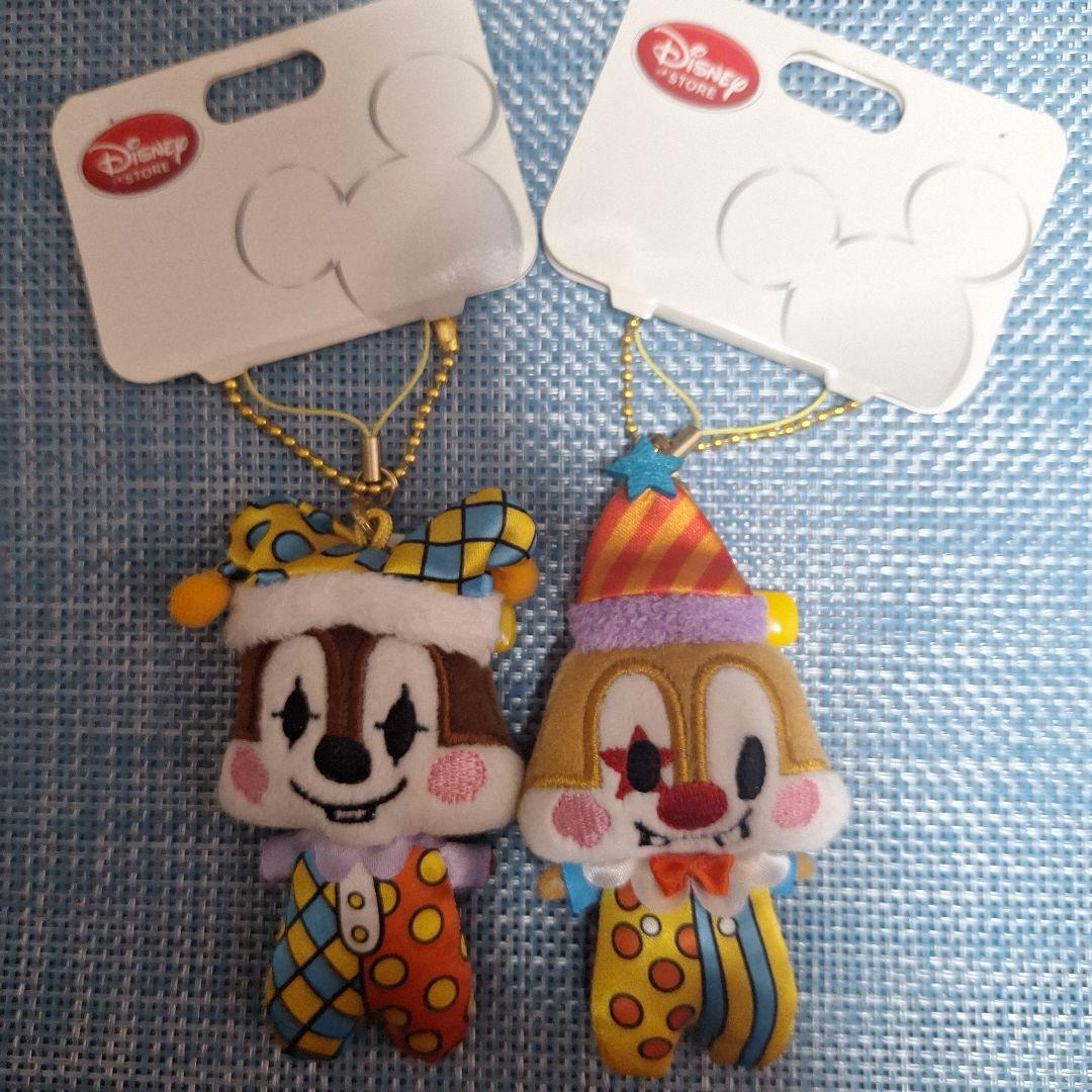 チップとデール ピエロ バッジつきキーチェーン