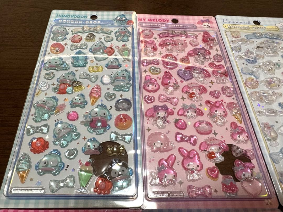 正規品　ボンボンドロップシール　第2弾　サンリオ　8種類　コンプリート