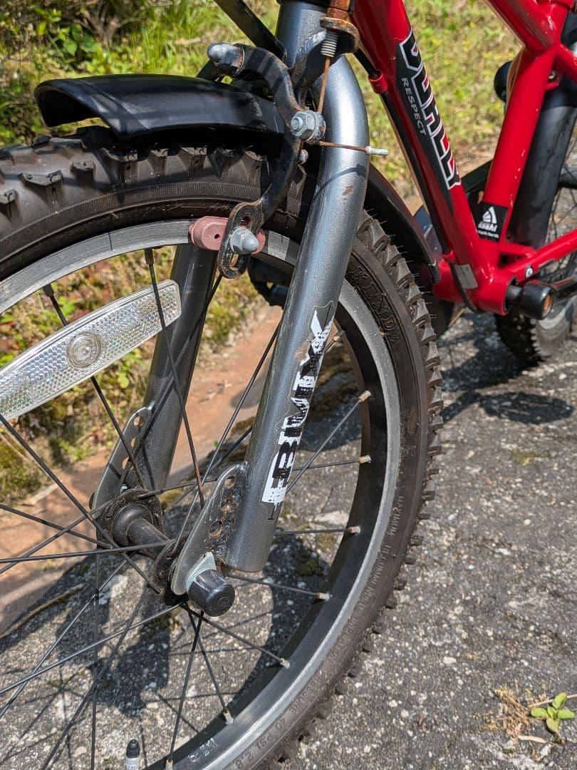 DURTLY 赤 18インチ 子供用自転車