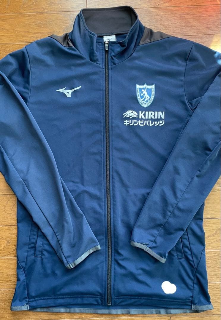 びわこ成蹊スポーツ大学サッカー部 スポンサー入りミズノジャージ上下モレリア 高校