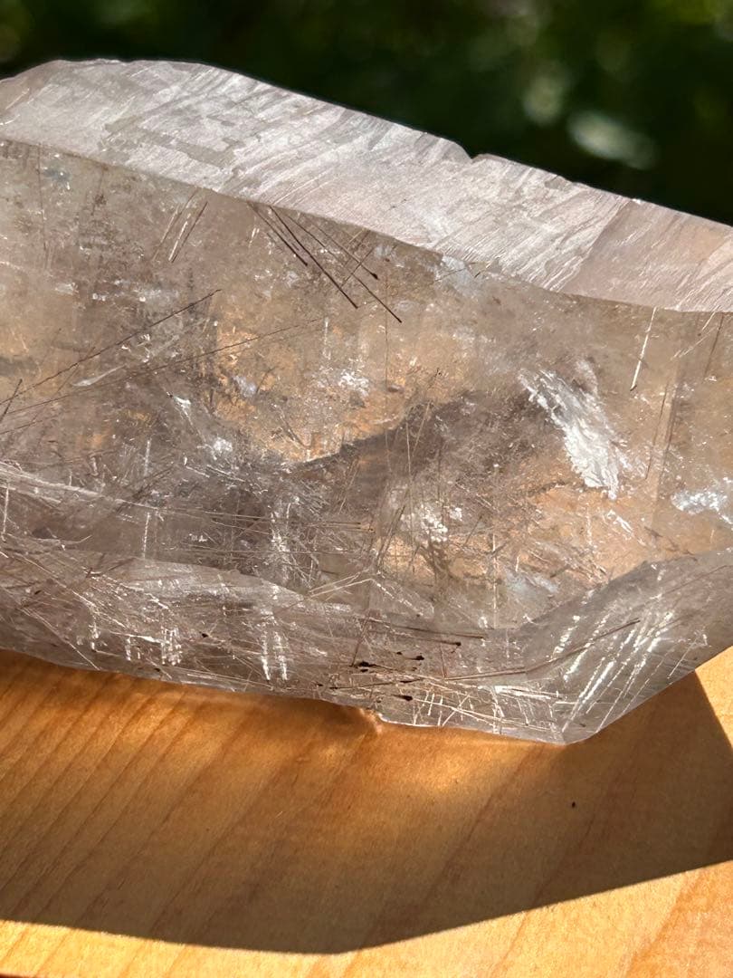 ブラウンルチル原石カテドラルAAAAAレインボー入 希少価値‼️SALE中