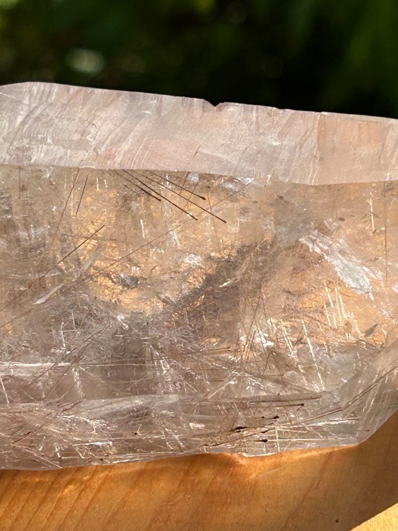 ブラウンルチル原石カテドラルAAAAAレインボー入 希少価値‼️SALE中