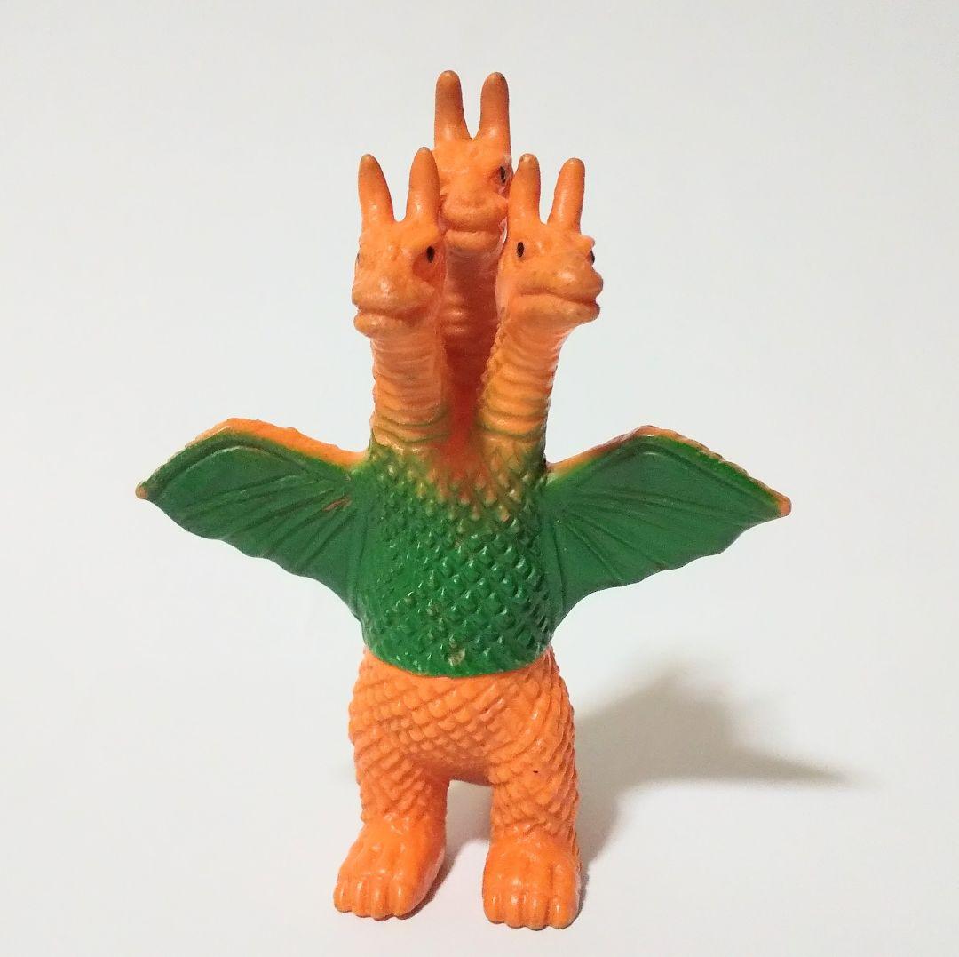 テロン ブルマァク キングギドラ ソフビ 当時物 怪獣 ソフビ ゴジラ