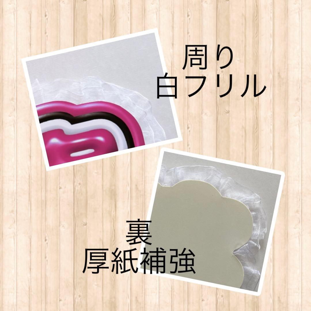 【オーダーページ】☘ぷっくり 応援ボード ネームボード ミニネ付 ハンドメイド