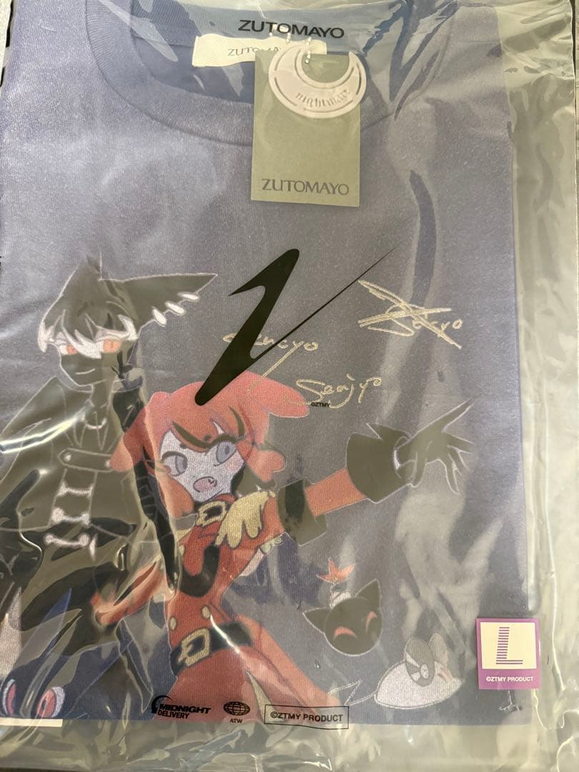 SHADE Vintage TEE Navy Lサイズ Tシャツ ずとまよ