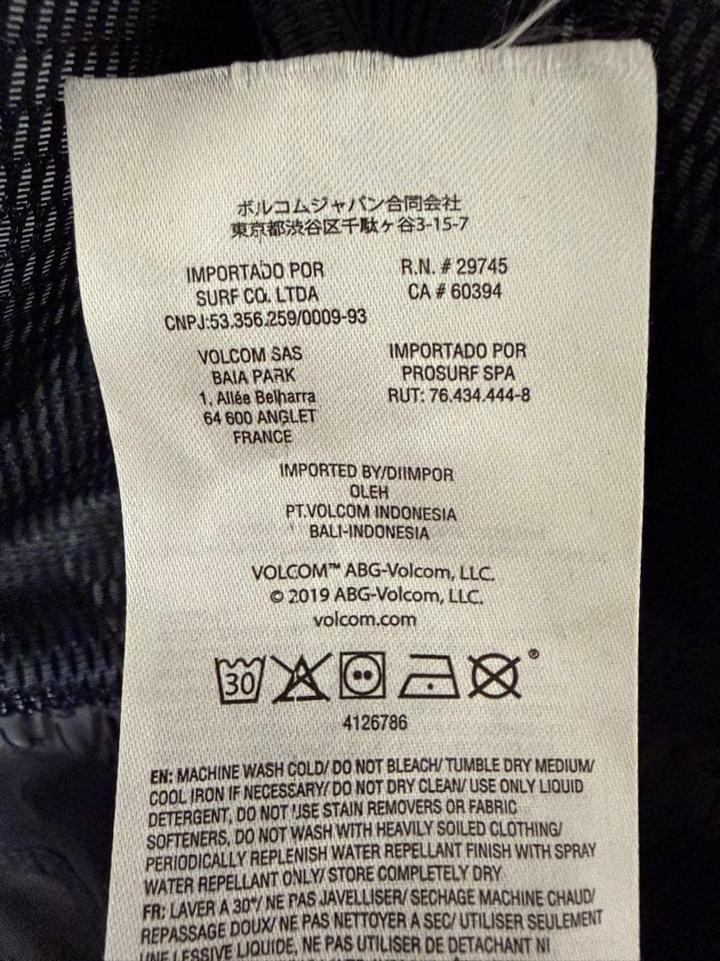 VOLCOM XL ボルコム スノーボード スノボ ウェア スノボウェア メンズ