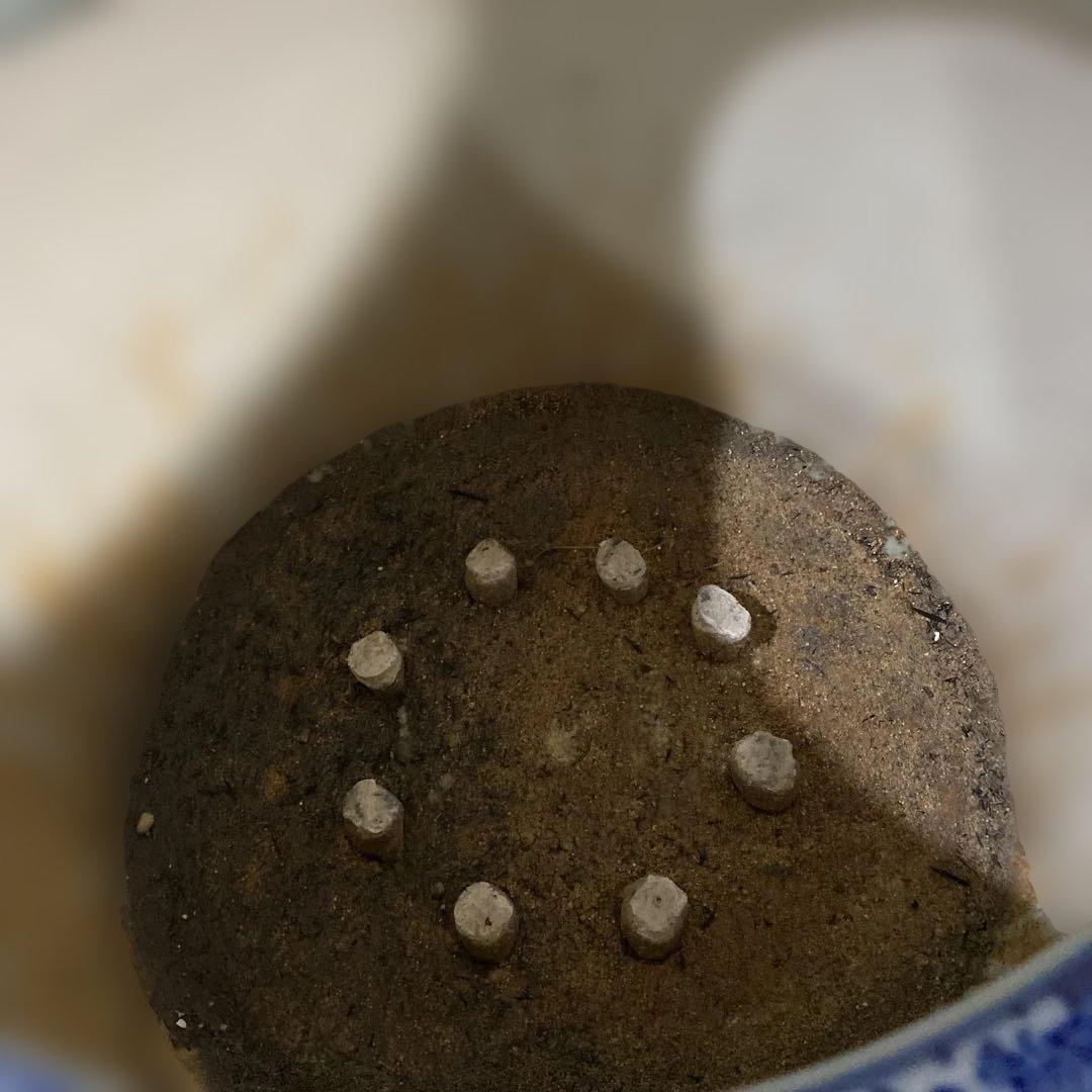 可愛い獅子と手毬模様の火鉢　超美品