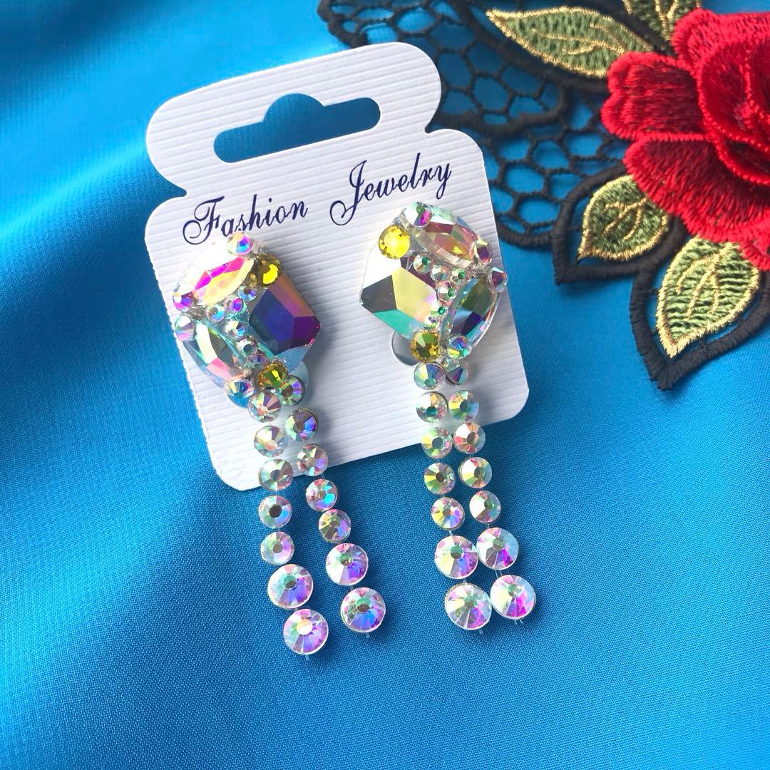 揺れるフロントのネックレス＆イヤリング　社交ダンス☆ベリーダンス