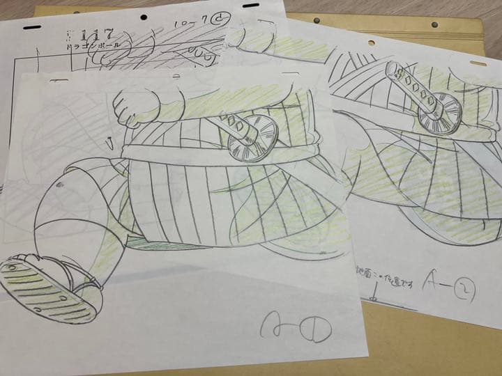 ドラゴンボール　原画　アニメ　ヤジロベー