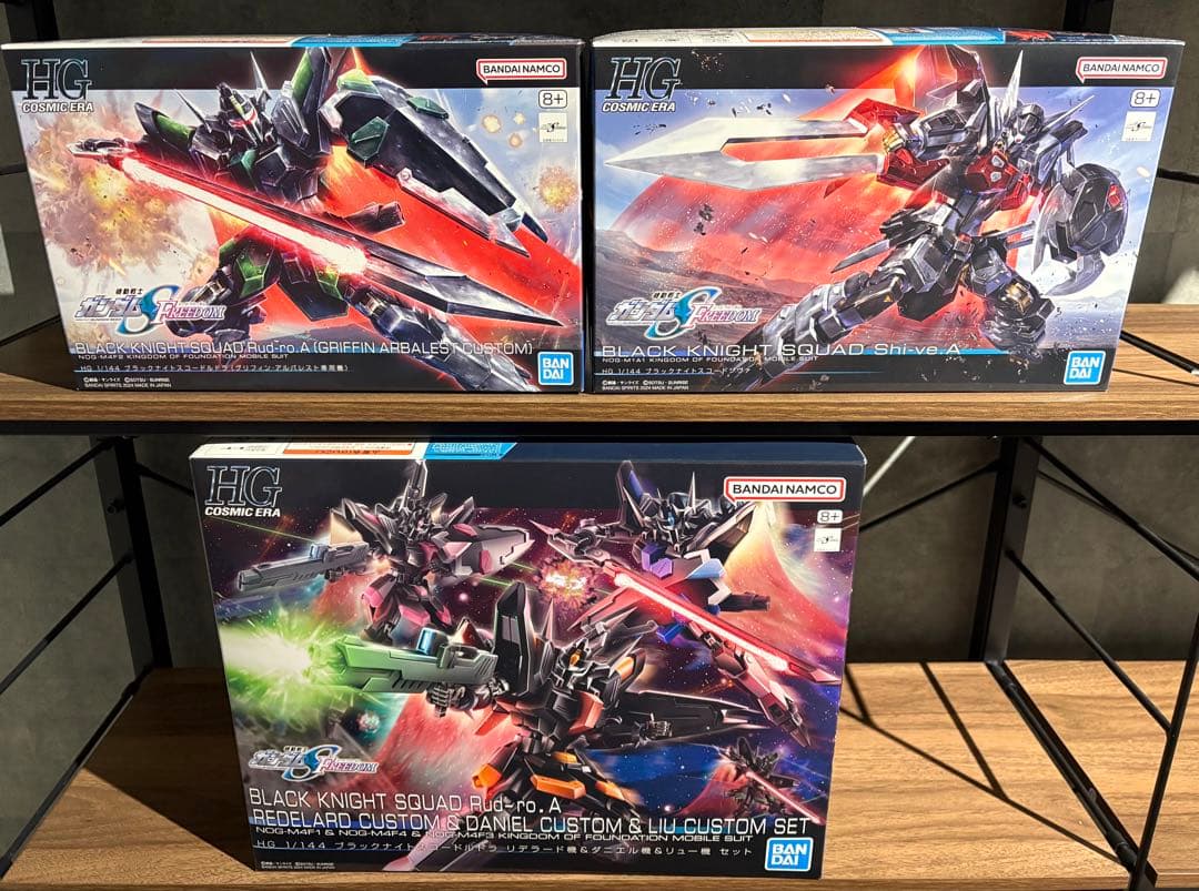 hg ブラックナイトスコードルドラ　ブラックナイトスコードジヴァ　5体セット