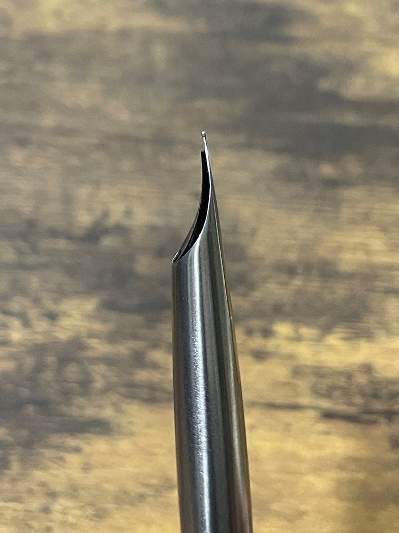 試筆のみ　1972年製　ペン先軸一体型　中細字　ミュー　万年筆　備品付き