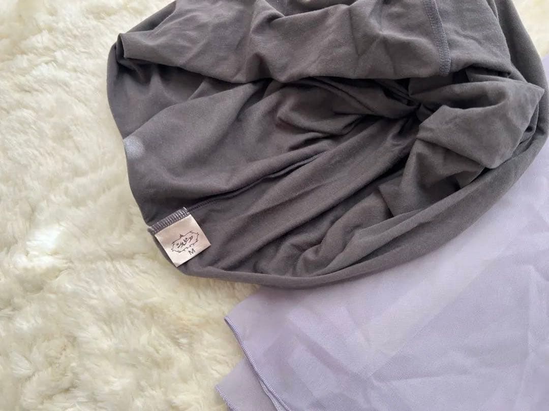 二の腕隠し胸元ギャザー バレエ用レオタードTシャツ・スカートお得なMサイズセット