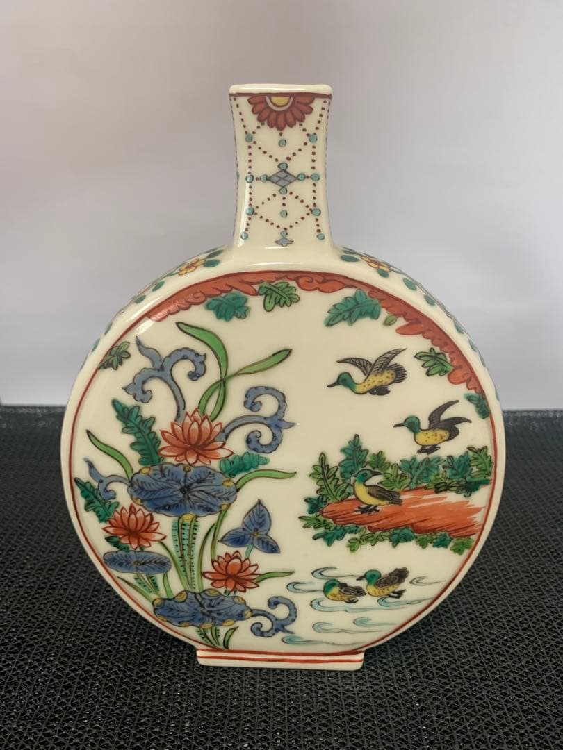 時代物　在銘　万曆 壺型　花入　送料込み