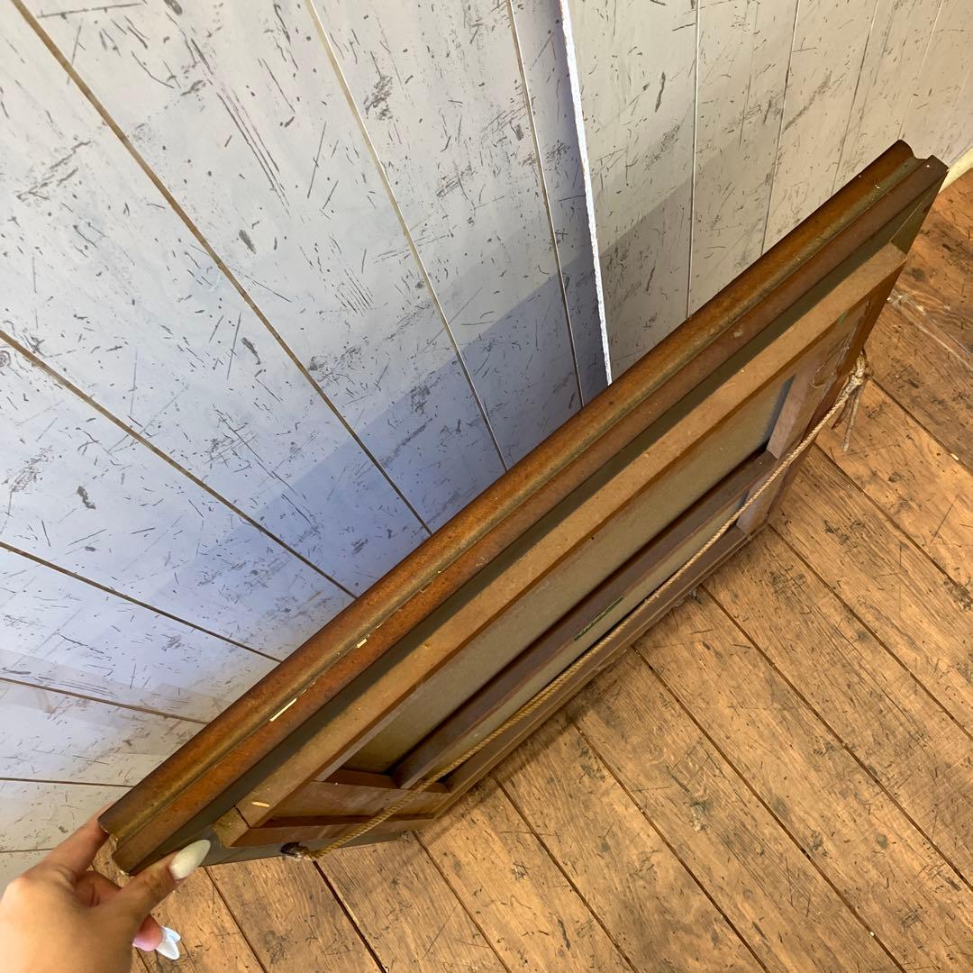 昭和レトロ ルノワール 春の花束 絵画 油絵 油彩画 複製画 静物画 春の花