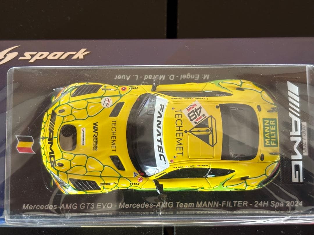 スパーク 1/43 Team MANN-FILTER 24H Spa 2024