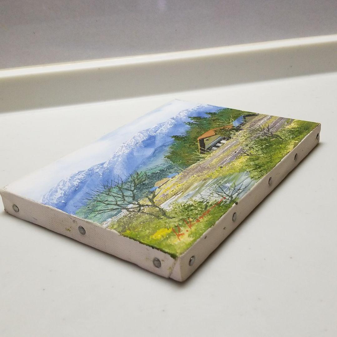 小山潔 作品 絵画 油彩 「奥信濃」