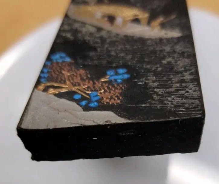 中国墨 老胡開文墨廠　桐油漆煙