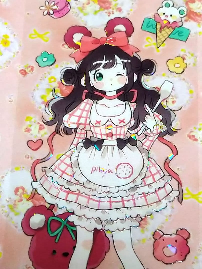 J954＃果汁气泡(贝壳光)当季限定切り売り海外人物マステ女の子