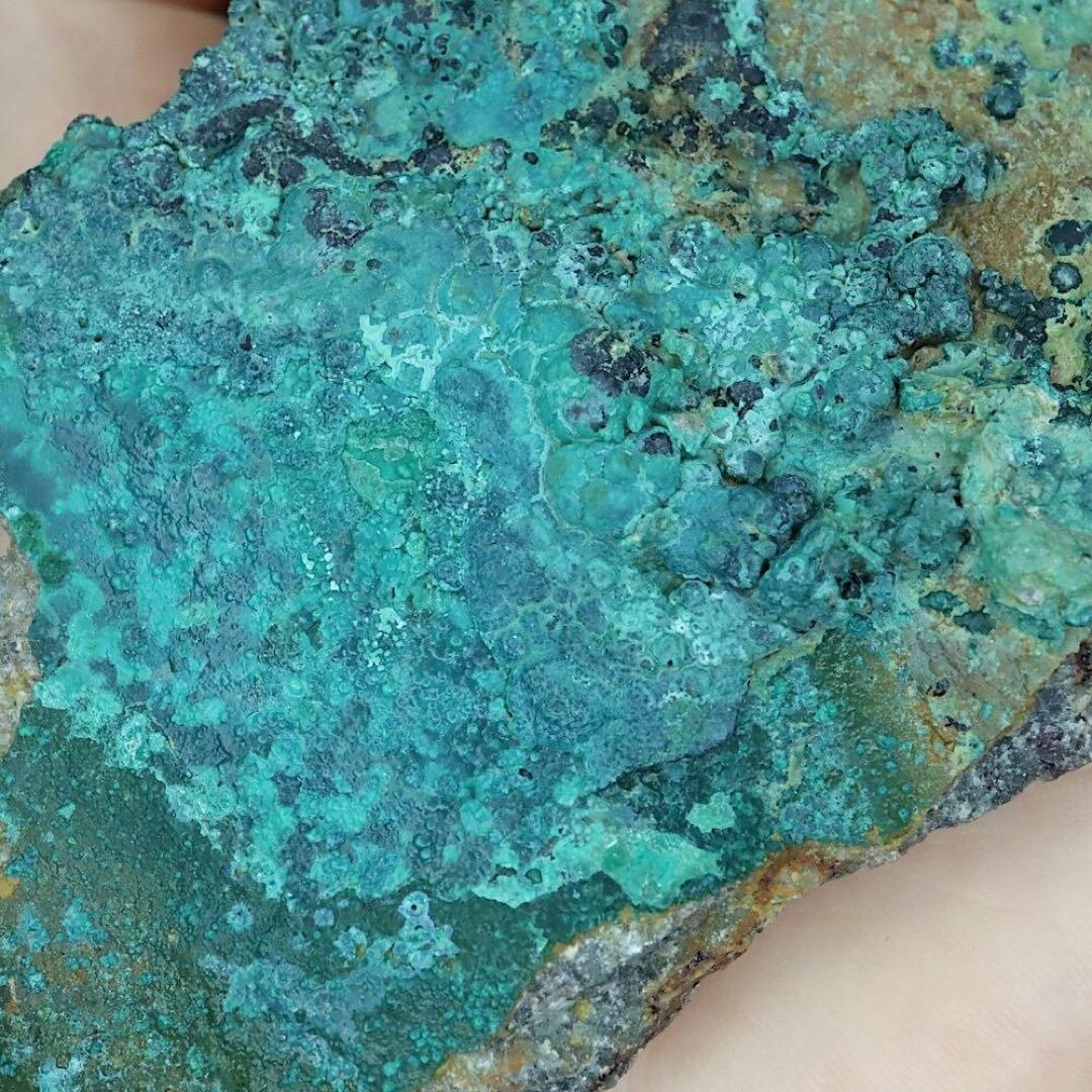 クリソコラ & シュードマラカイト 珪孔雀石 擬孔雀石218.7g CHS167