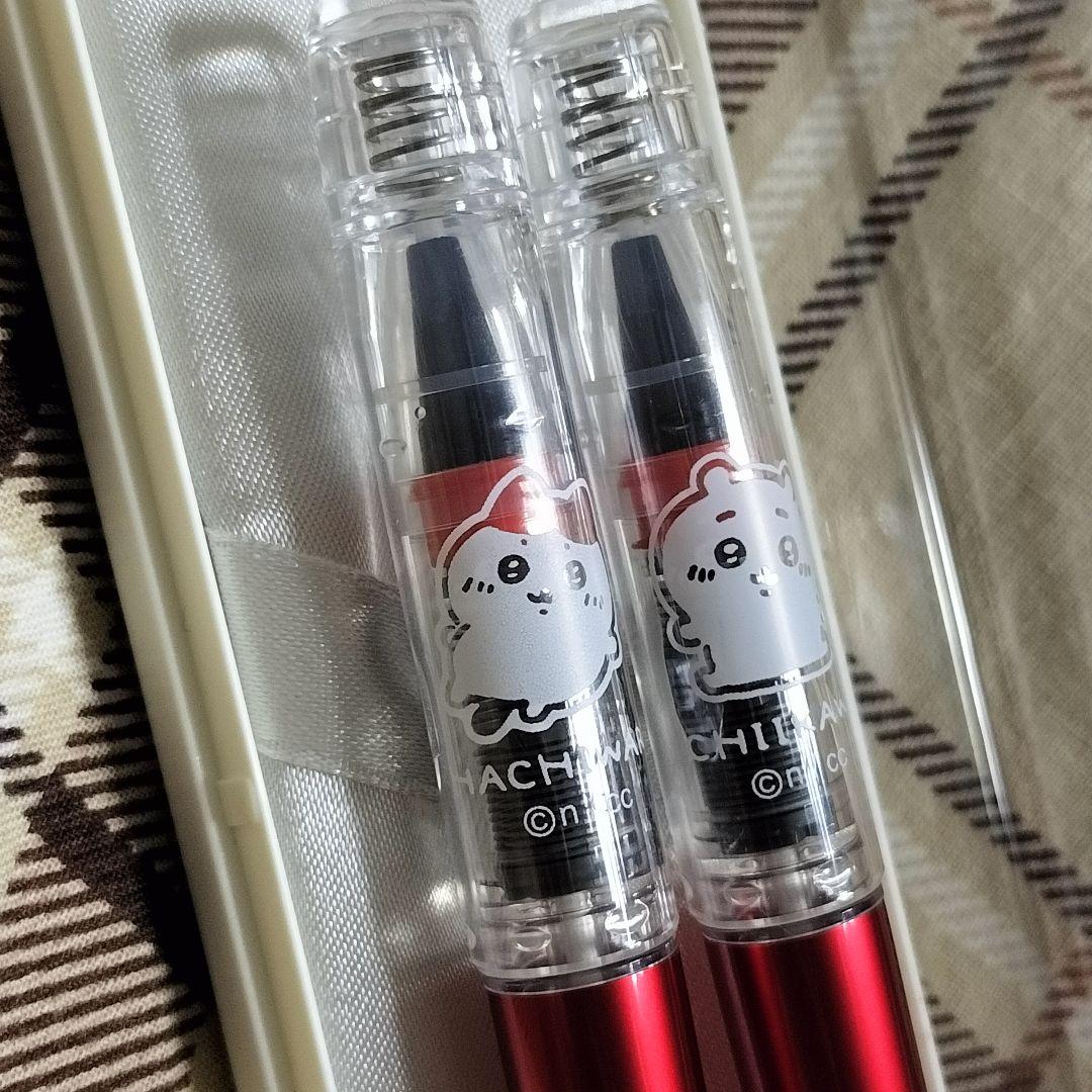 【ちいかわハチワレ２本セット】採点ペン【新品未使用】限定品プラチナ製ソフトペン