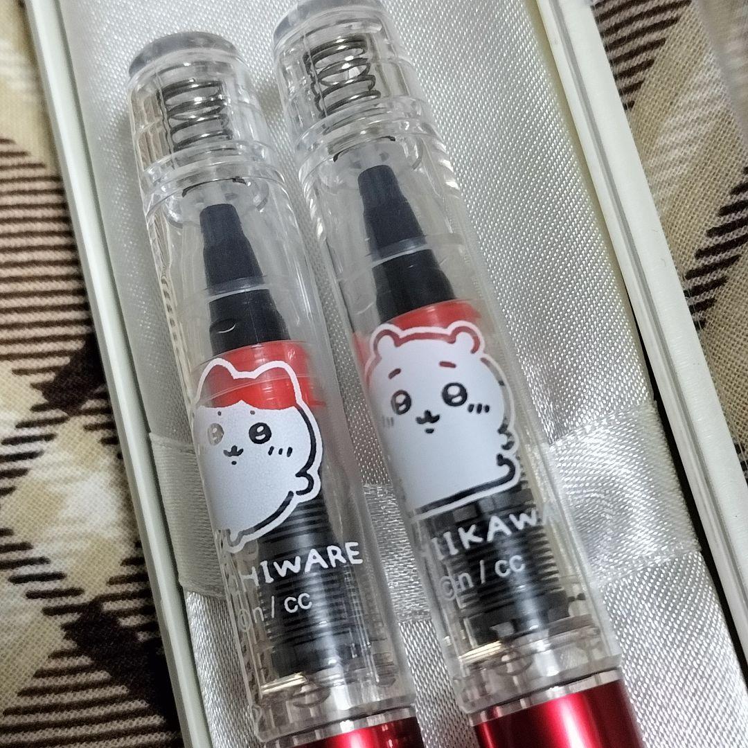 【ちいかわハチワレ２本セット】採点ペン【新品未使用】限定品プラチナ製ソフトペン