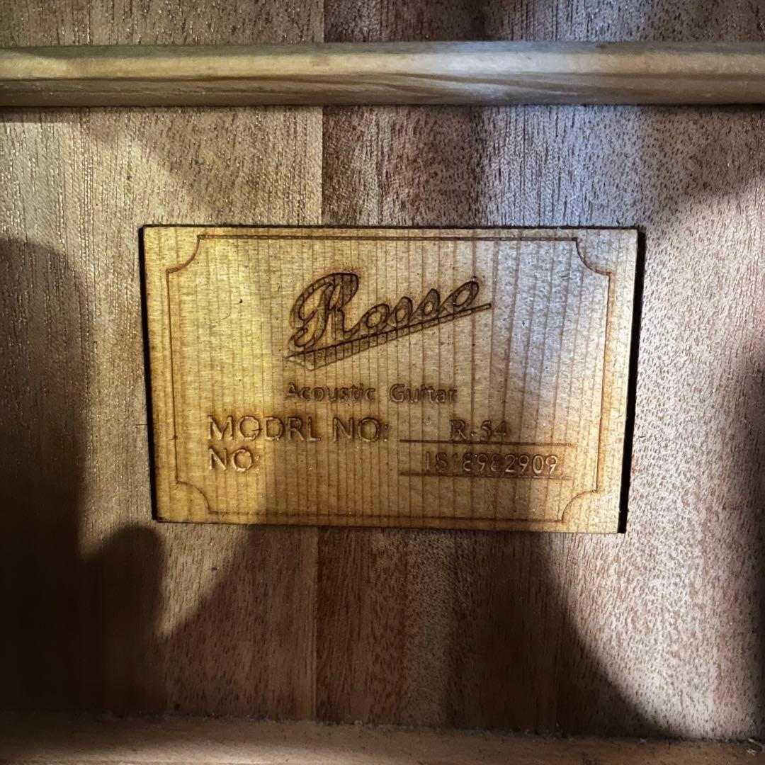 【引取価格11206】Rosso R-54 アコースティックギター ゼブラウッド