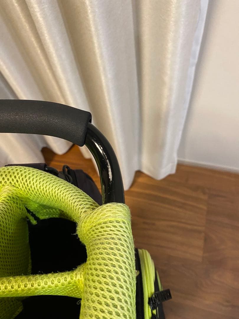 WAAC ゴルフバッグ・キャディバッグ ブラック/ライム