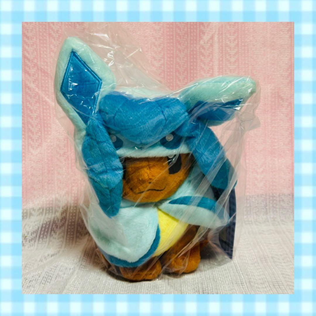 ポケットモンスター　グレイシアポンチョを着たイーブイ　ぬいぐるみ