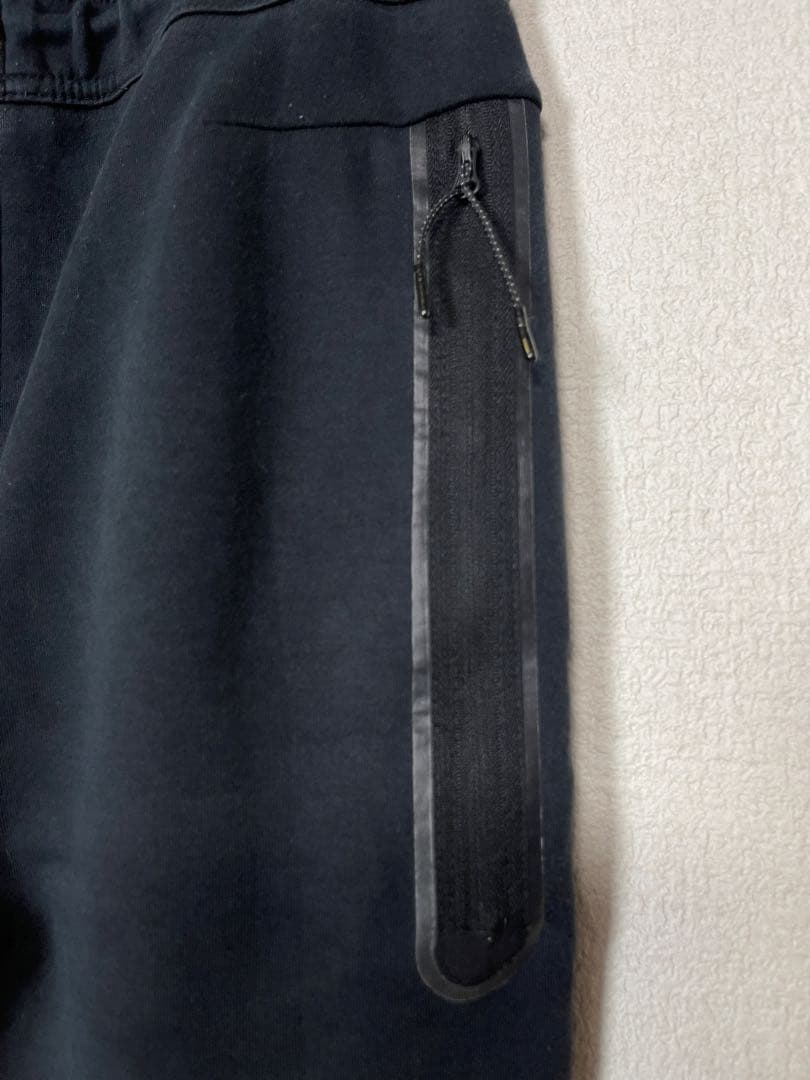 【希少】NIKE クルーネック版 テックフリース セットアップ 黒M 極美品